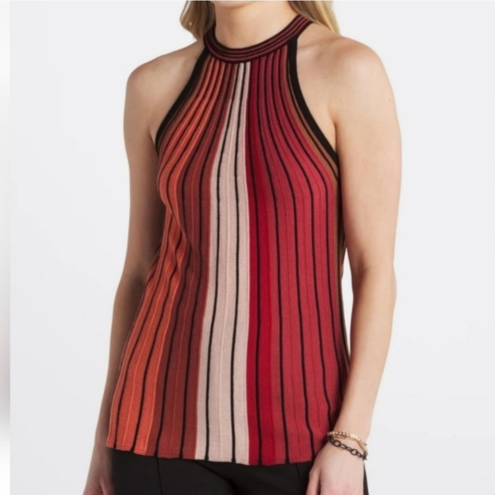 Daniel Rainn Penelope Ribbed Sweater Halter Top